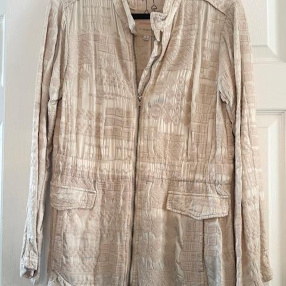 Johnny Was Rayon Embroidered Jacket
